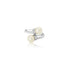 18K White Gold Elisabetta Overlap Ring