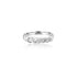 18K White Gold Five Stone Cubic Zirconia Ring