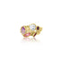 18K Yellow Gold Multi Colorful Ring