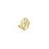18K Yellow Gold (0.02 Ct. Tw.) Swirl Diamond Ring