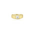 10K T-Tone Ring Set with Diamond Ring