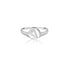 18K White Gold (0.04 Ct. Tw) Men's Diamond Ring