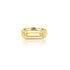 18K Yellow Gold (0.03 Ct. Tw) Elongated Signet Ring