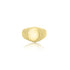 10K Yellow Gold Oval Dot Style Ring