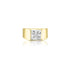 10K Yellow Gold Men's Center Diamond Ring