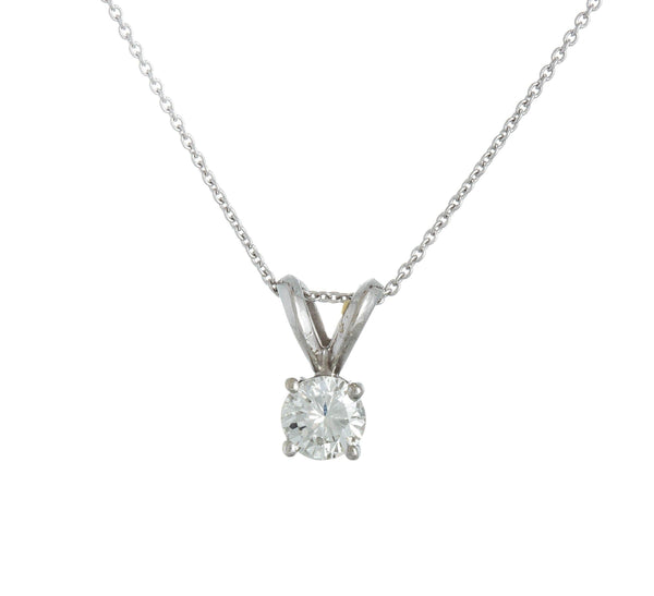 18K White Gold  (0.29 Ct. Tw.) Necklace