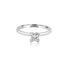 18K White Gold Princess Engagement Ring