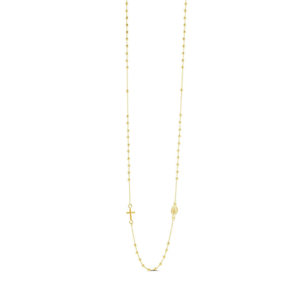14k Yellow Gold Hope Rosary Necklace