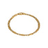 18k T-tone Gold Solid Link Gucci Bracelet