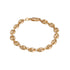 18k Yellow Gold Puffed Italy Gucci Link Bracelet