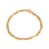 18k T-tone Gold Byzantine Mancini Italy Bracelet