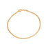 18k Yellow Gold Solid Link Bracelet