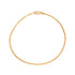 18k Yellow Gold Foxtail Link Bracelet Italy