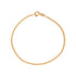 18k Yellow Gold Curb Link Bracelet Italy