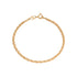 18k Yellow Gold Braided Bracelet Italy