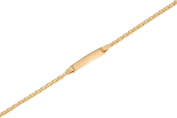 18k Yellow Gold Fancy Bracelet Italy