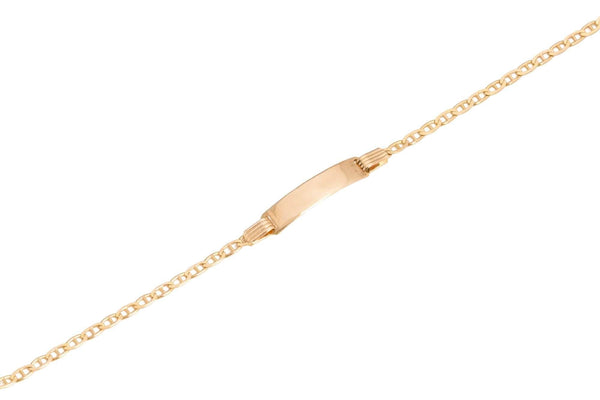 18k Yellow Gold Gucci Id Bracelet Italy