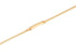18k Yellow Gold Curb Id Bracelet Italy