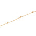 18k Yellow Gold Snake & Ball Bracelet