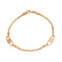 14k Yellow Gold Fancy Curb Link Bracelet