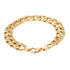 18k Yellow Gold Double Link Designer Bracelet