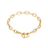 18k Yellow Gold Vintage Link Imported Italy