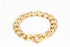 18k Yellow Gold Large Loop Designer Bracelet