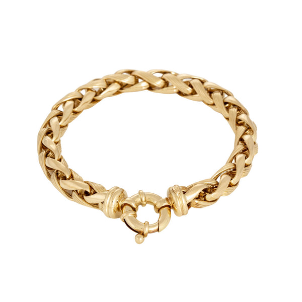 18k Yellow Gold Fancy Intertwined Bracelet