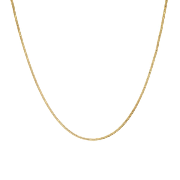 14k Yellow Gold Snake Style Chain