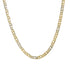 18k T-tone Solid Anchor Chain Italy