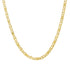 18k Yellow Gold Solid Link Bar Chain Italy