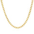 18k Yellow Gold Curb Solid Chain Italy