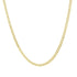 18k Yellow Gold Solid Curb Link 24 Italy Chain