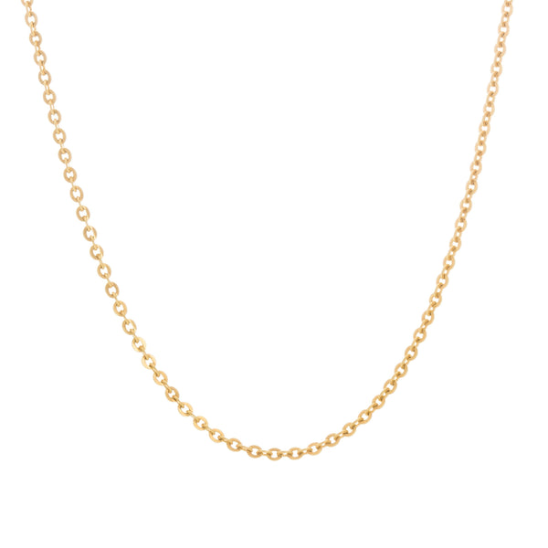 18k Yellow Gold Rolo 24 Italy Chain