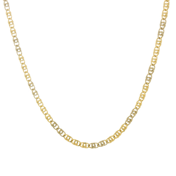 18k T-tone Gucci Link Italy Chain (20” 2.84mm)