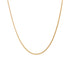 18k Yellow Gold Solid Serpentine Chain