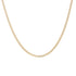 18k Yellow Gold Solid Curb Chain Italy