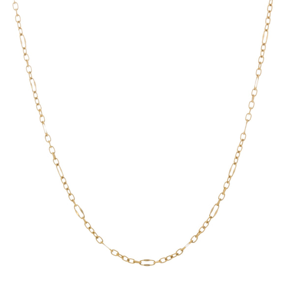 10k Yellow Gold thin Cable Link Italy Chain