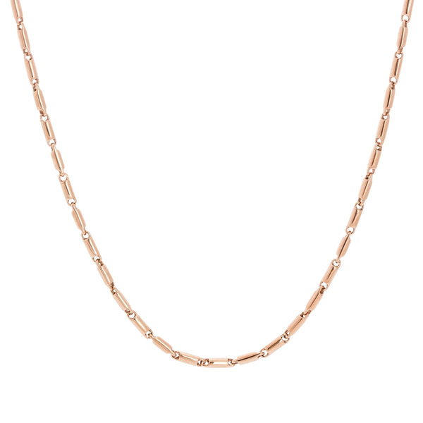 18k Rose Gold Fancy Necklace Chain