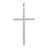 18k White Gold Liliana Cross Necklace