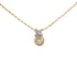 18k Yellow Gold (0.20 Ct. Tw.) Love Knot Necklace