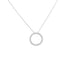 14k White Gold (0.40 Ct. Tw.) Circle of Life Necklace