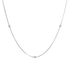 14k White Gold (0.12 Ct. Tw.) Diamond Necklace
