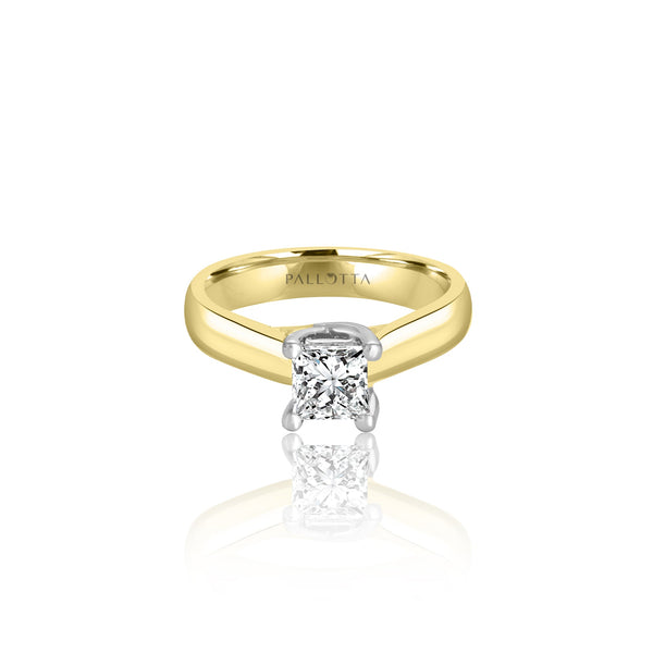 14k Yellow Gold Four Prong Sophia Solitaire Engagement Ring