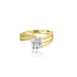 18k Yellow Gold Solitaire Engagement Ring