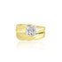 18k Yellow Gold Four Prong Solitaire Engagement Ring