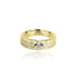 18k Yellow Gold Six Prong Solitaire Set Engagement Ring