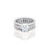 14k White Gold Round Channel Engagement Ring