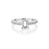 14k White Gold (0.32 Ct. Tw.) Lab Solitaire Engagement Ring