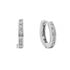 18k White Gold (0.18 Ct. Tw.) Sophia Huggie Diamond Earrings